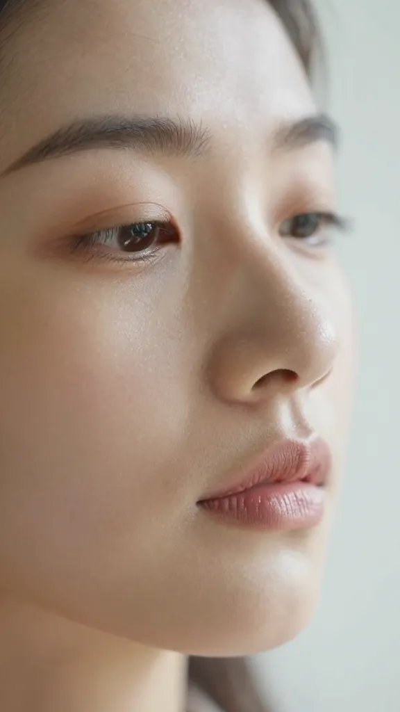 Closeup of a calm, listening face with subtle nod, soft-depth background