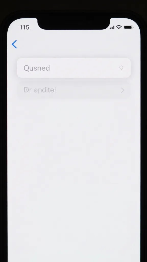 Closeup of a single smartphone screen showing a paused message notification