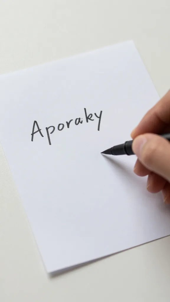 Close-up of a hand writing a sincere apology note on a simple desk