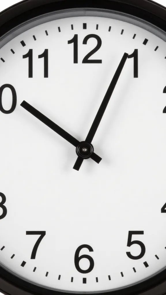 Closeup of a single clock showing 30-second ritual timer in use