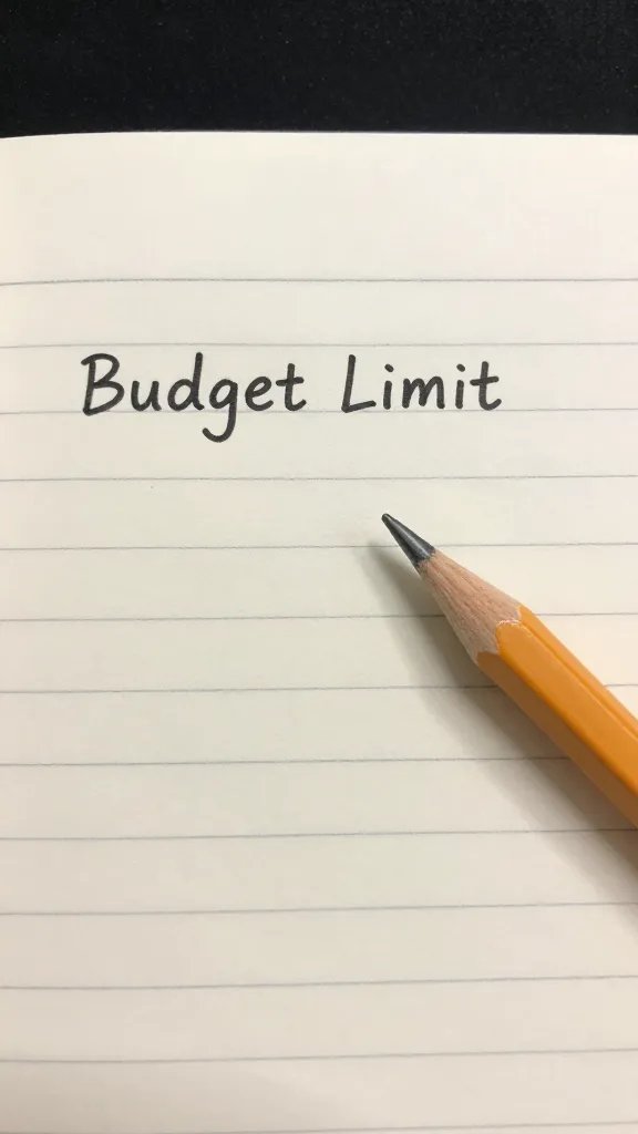 Closeup: notebook page titled 
