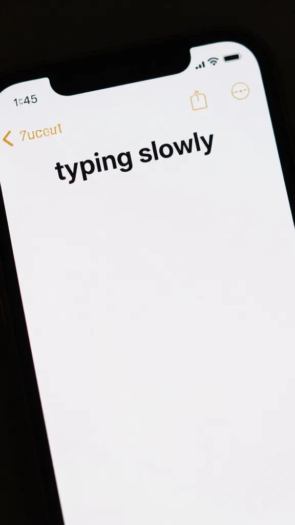 closeup of a smartphone screen showing a calm 
