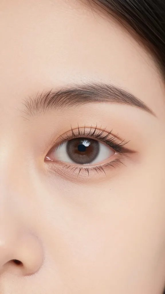 closeup of a single woman’s eyes conveying reassurance