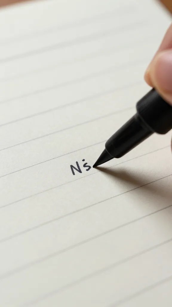 Closeup of a notebook page being rewritten, focused ink and handwriting