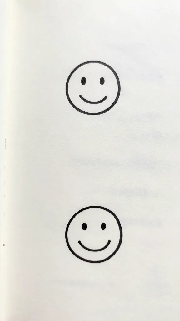 Closeup of a journal page with 2-3 labeled feelings written