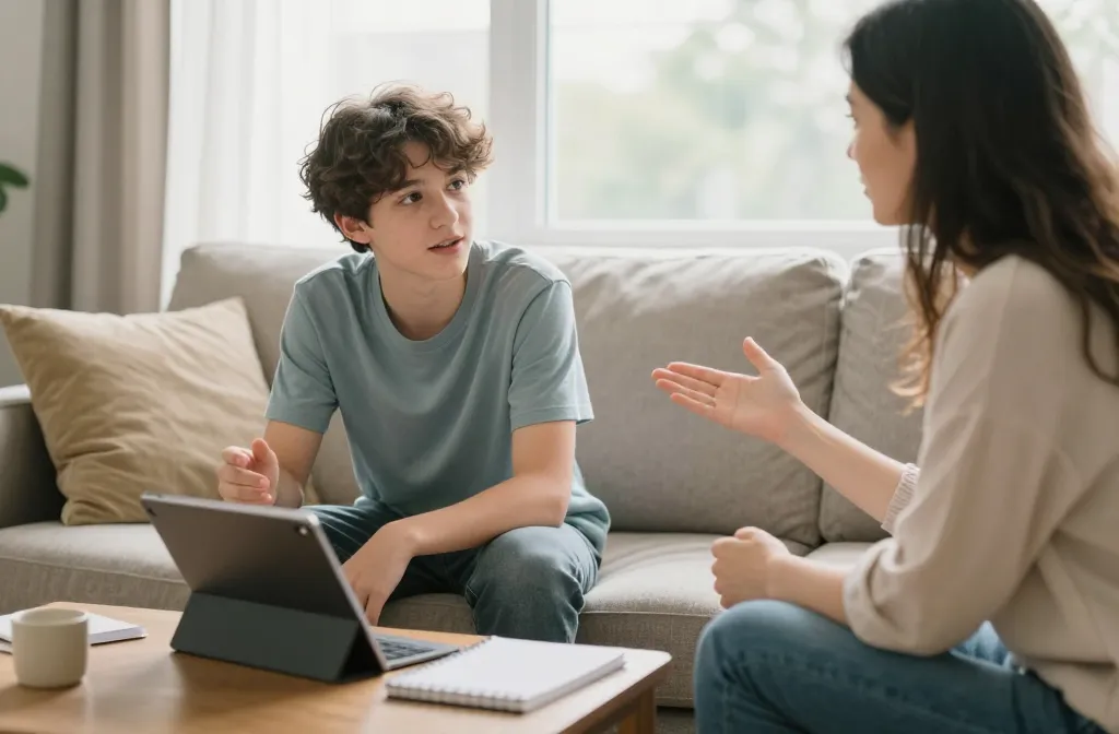How to Communicate About a Teenager's First Serious Relationship as a Couple