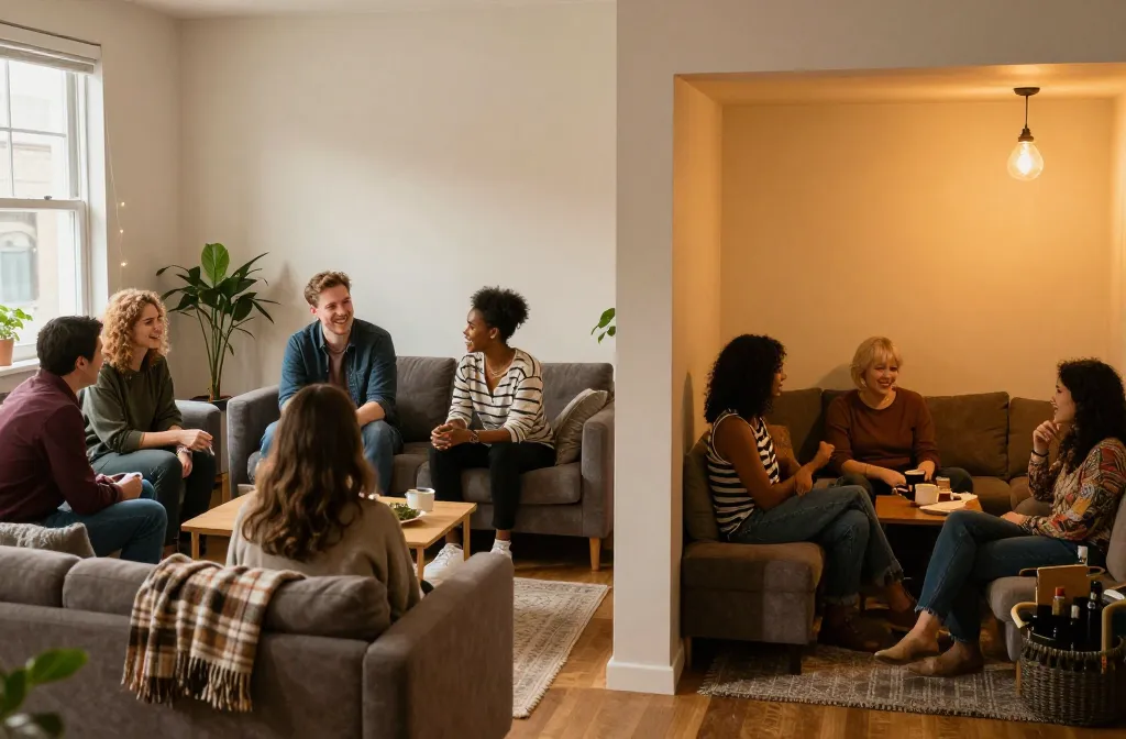 Hosting Friends at Home When You Have Different Social Preferences
