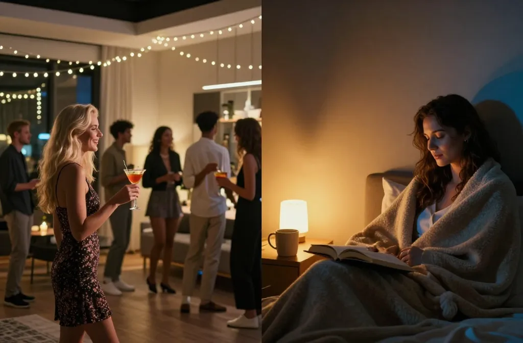When One Partner Loves Parties and the Other Prefers Quiet Nights