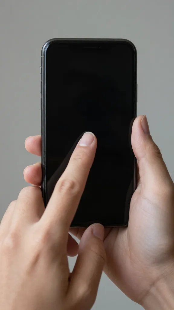 closeup of a single hand pushing away a phone during chat