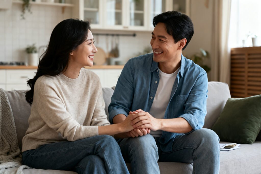 A couple aligned about finances