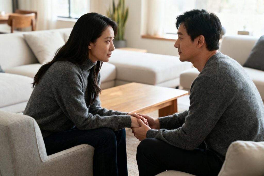 A couple rebuilding closeness